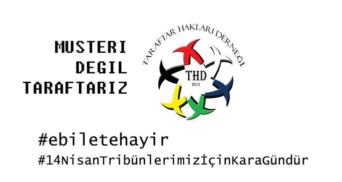 #14NisanTribünlerimizİçinKaraGündür