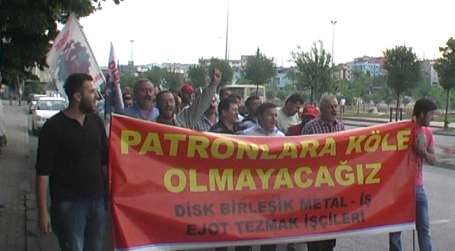 Ejot işçileri patronu uyardı