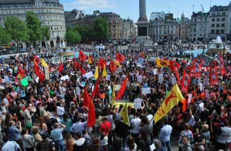 Londra'da binler ‘Gezi’ için yürüdü