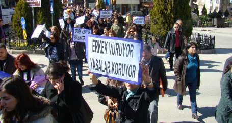 Gaziantep’te kadınlar yürüdü