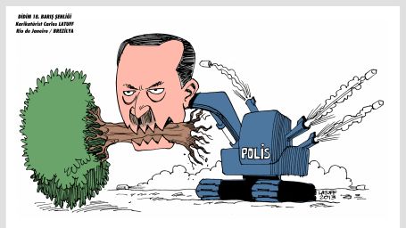 Karikatürlere gözaltı!