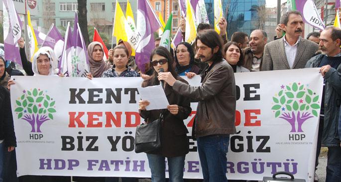 HDP, Fatih\'te seçim çalışmasına başladı