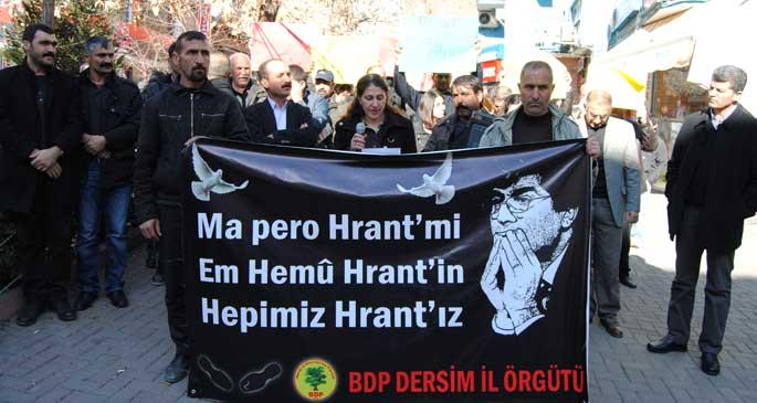 Hrant Dink, Dersim\'de anıldı