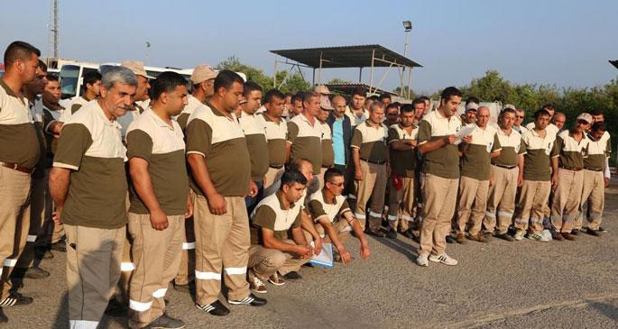 Mersin\'de temizlik işçileri Soma için iş bıraktı