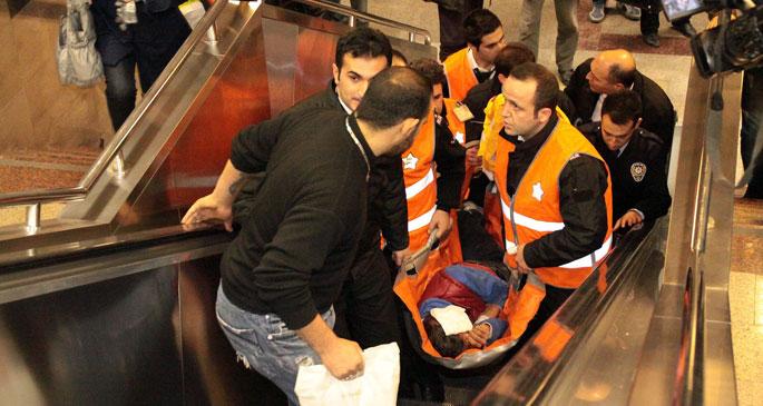 Taksim Metrosunda özel güvenlik şiddeti