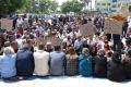 Birecik Belediye Başkanı Mehmet Begit protesto edildi: İrade gasbına hayır, istifa et