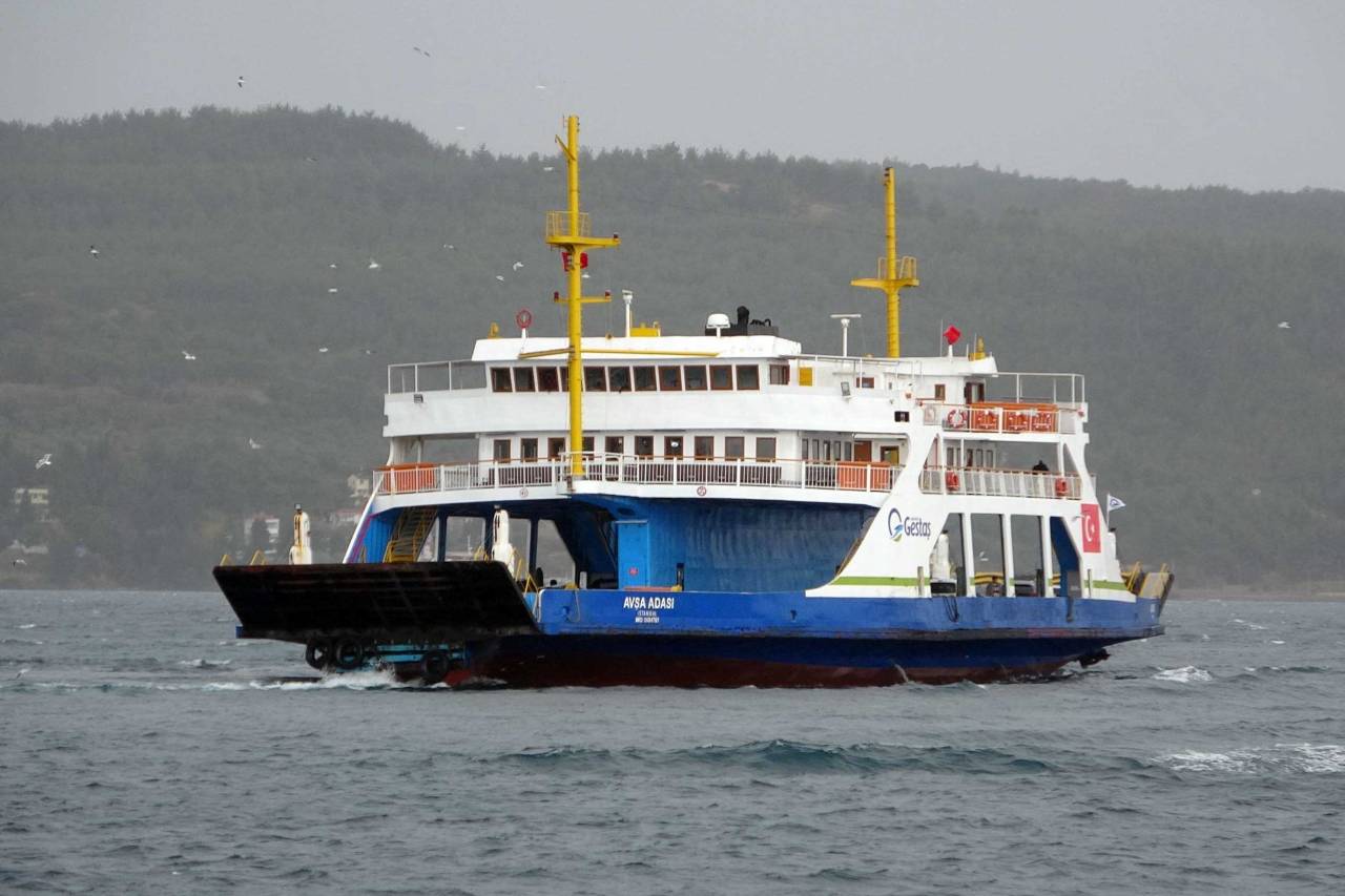 Kabatepe-Gökçeada hattında bazı feribot seferleri iptal edildi