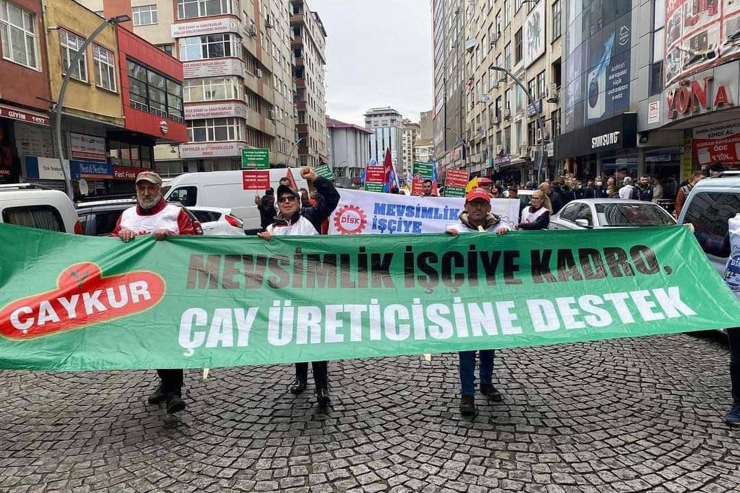 DİSK/Gıda-İş: ÇAYKUR işçileri arasında ayrımcılığı kabul etmiyoruz!