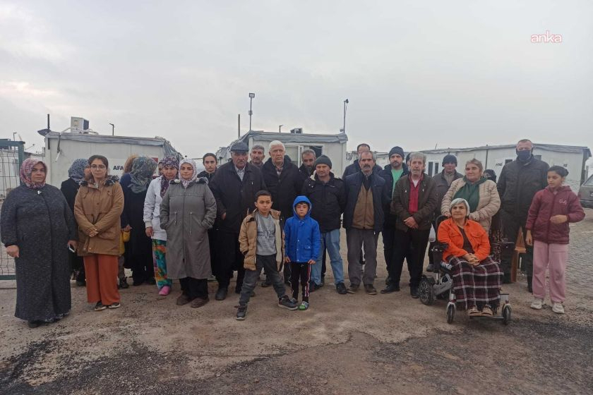 Malatya'da depremzedelere konteynerleri boşaltma tebligatı