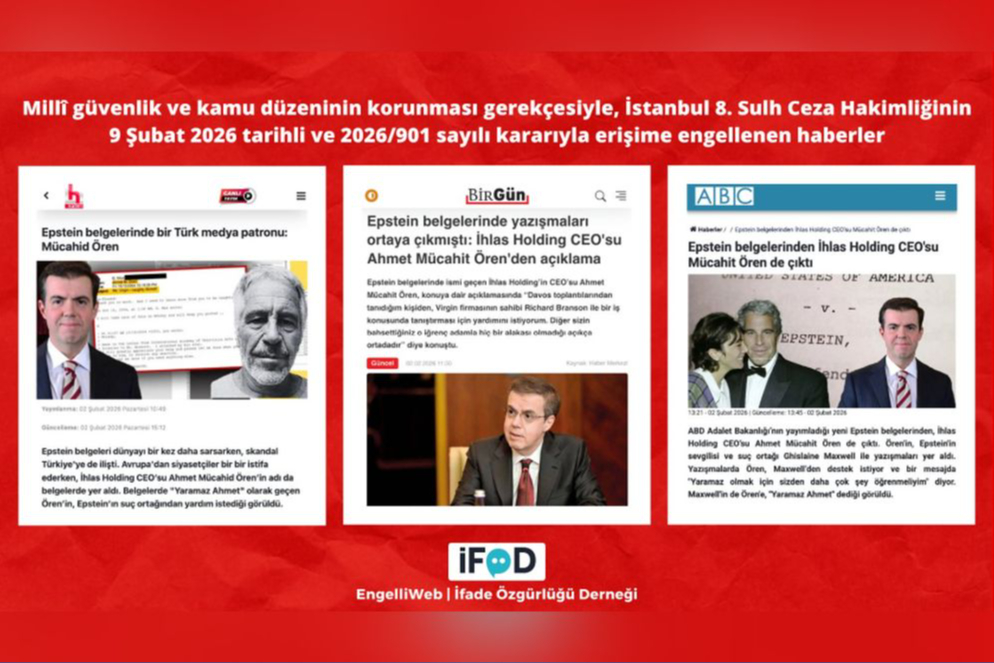 ‘İhlas CEO'su, Epstein belgelerinde' haberlerine erişim engeli