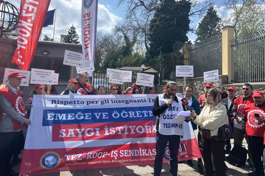 Özel İtalyan lisesinde 10 öğretmen daha işten çıkarıldı