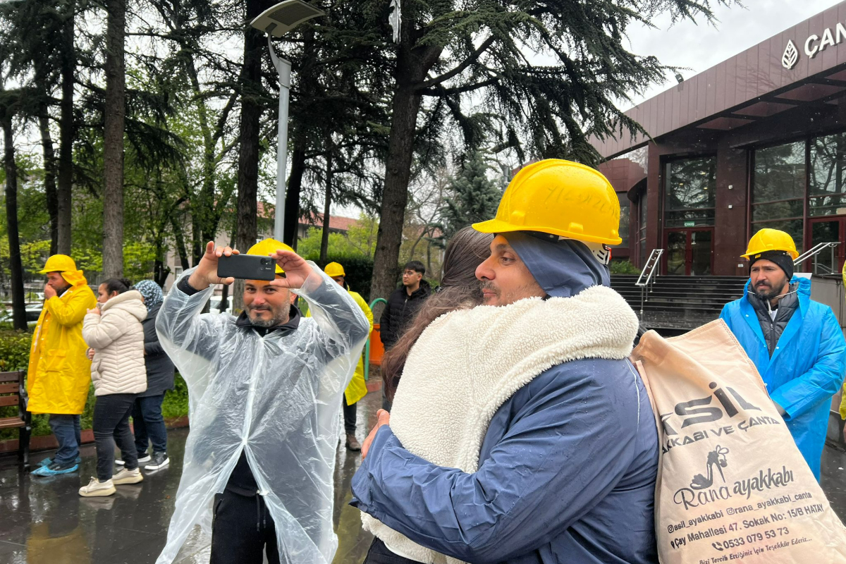 Doruk Madencilik işçilerinin çocukları: “Babamızın hakkını almaya geldik”