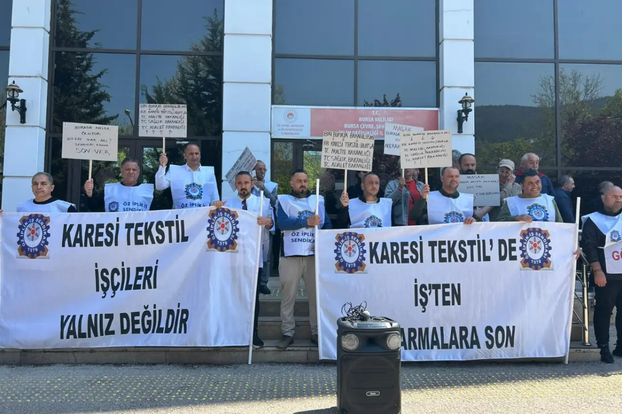 Karesi Tekstil’de 66 yaşındaki işçi kalp krizi geçirerek öldü