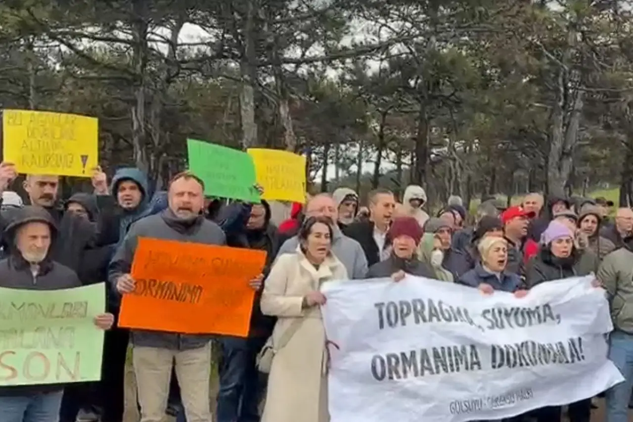Gülensu’da orman nöbeti büyüyor: Yurttaşlar imza kampanyasına hazırlanıyor