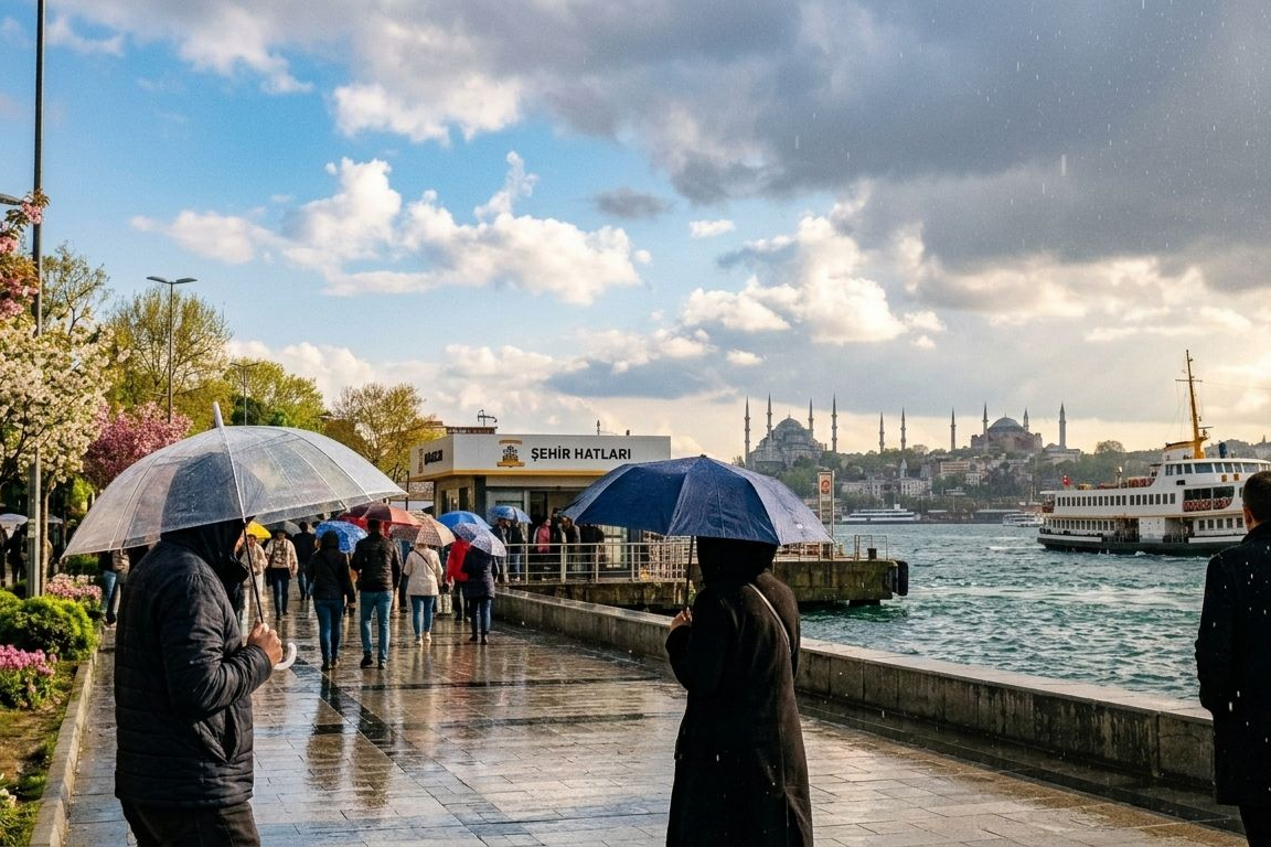 AKOM'dan İstanbul'a önemli uyarı | Hava iki günde değişecek: Önce sağanak sonra sıcaklık artışı