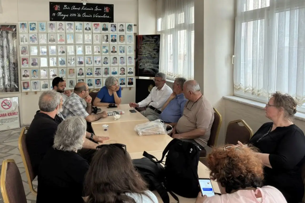EMEP heyetinden Soma 301 Madenciler Derneği’ne ziyaret: “Mücadele ve adalet talebi sürüyor"