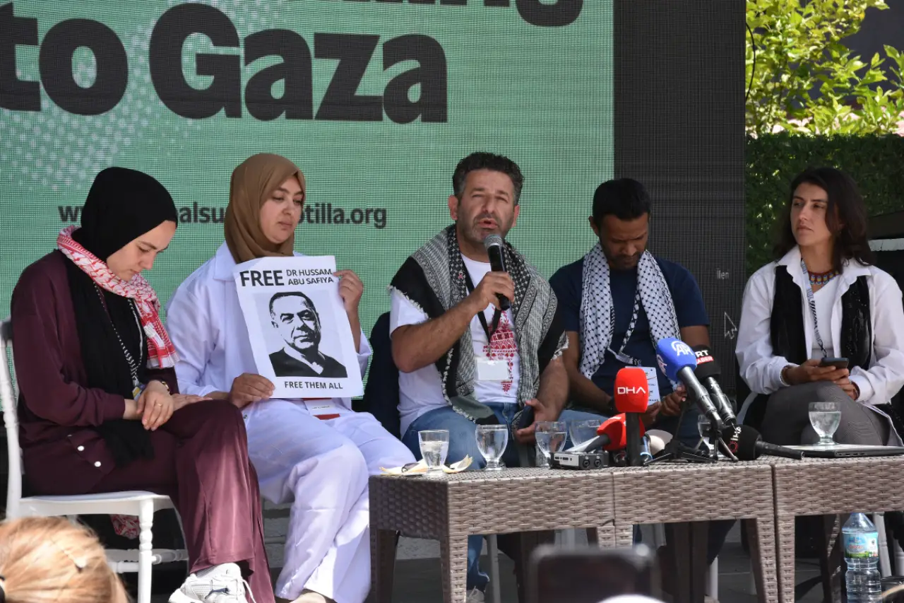 Küresel Sumud Filosu yarın 54 tekneyle Marmaris’ten Gazze’ye yola çıkacak