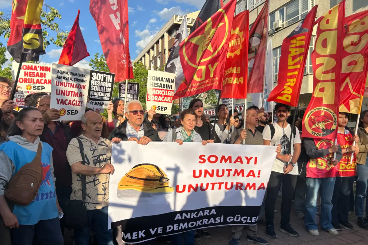 Ankara Emek ve Demokrasi Güçleri: “12. yılında Soma'nın acısını yaşamaya devam ediyoruz”