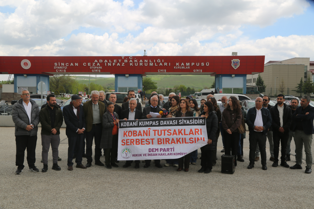 DEM Parti'den Kobanê Davası kararlarının yıl dönümü açıklaması: “Tutuklu siyasetçiler serbest bırakılsın”