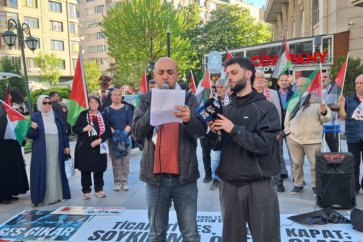 Eskişehir’de Filistin'le dayanışma eylemi: 'Nakba hâlâ devam ediyor'