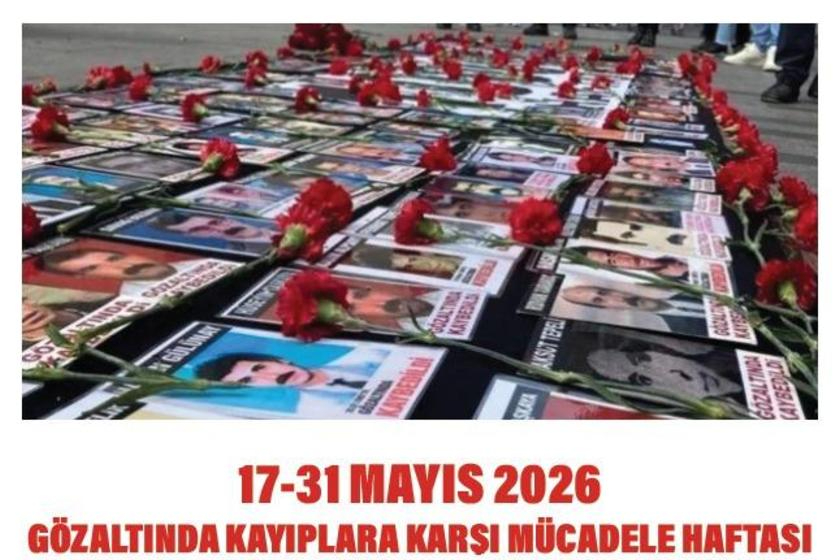 İHD ve TİHV’den kayıplar haftası için etkinlikler