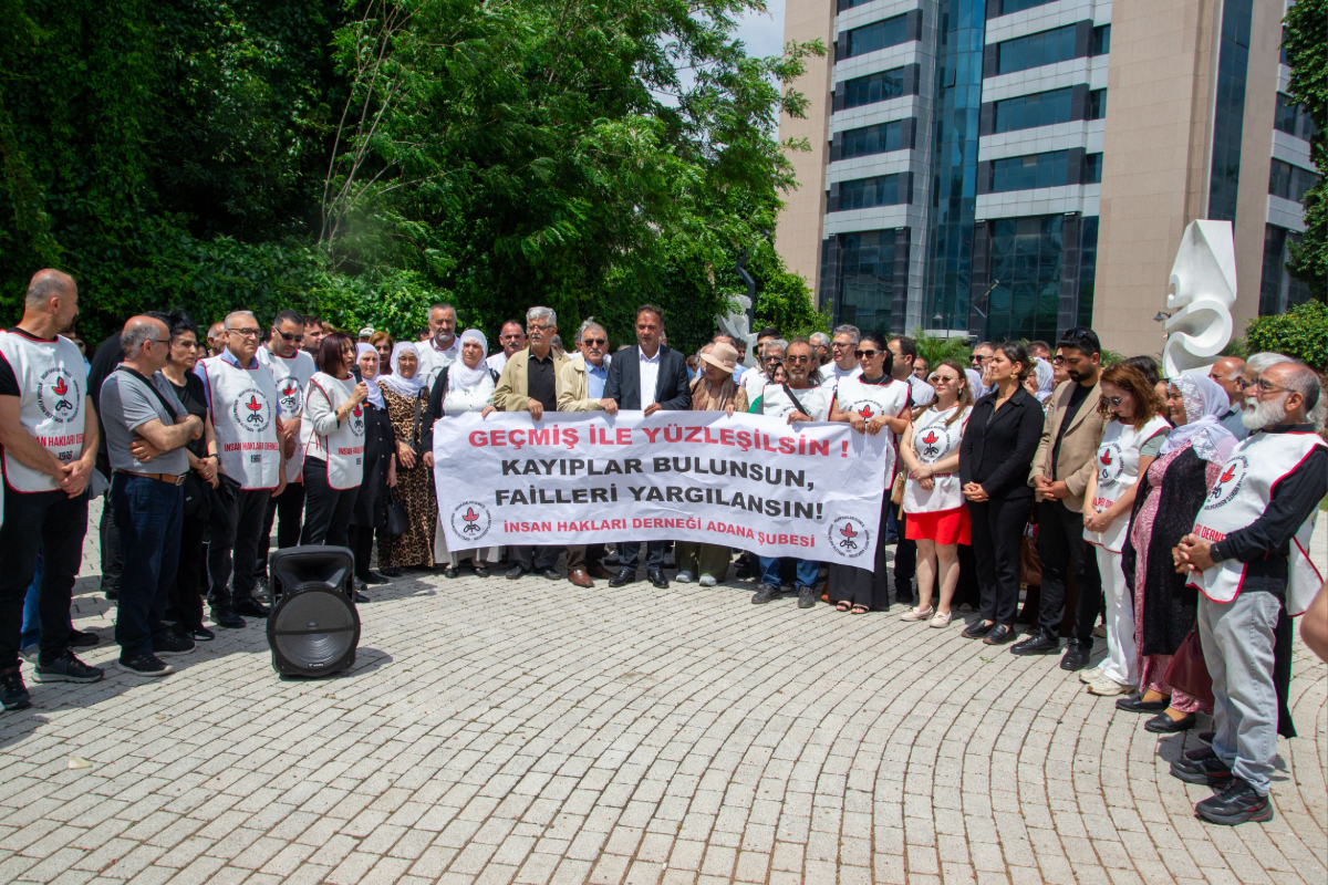İHD Adana: “Gözaltında kayıplar insanlığa karşı suçtur, cezasızlık son bulmalı”