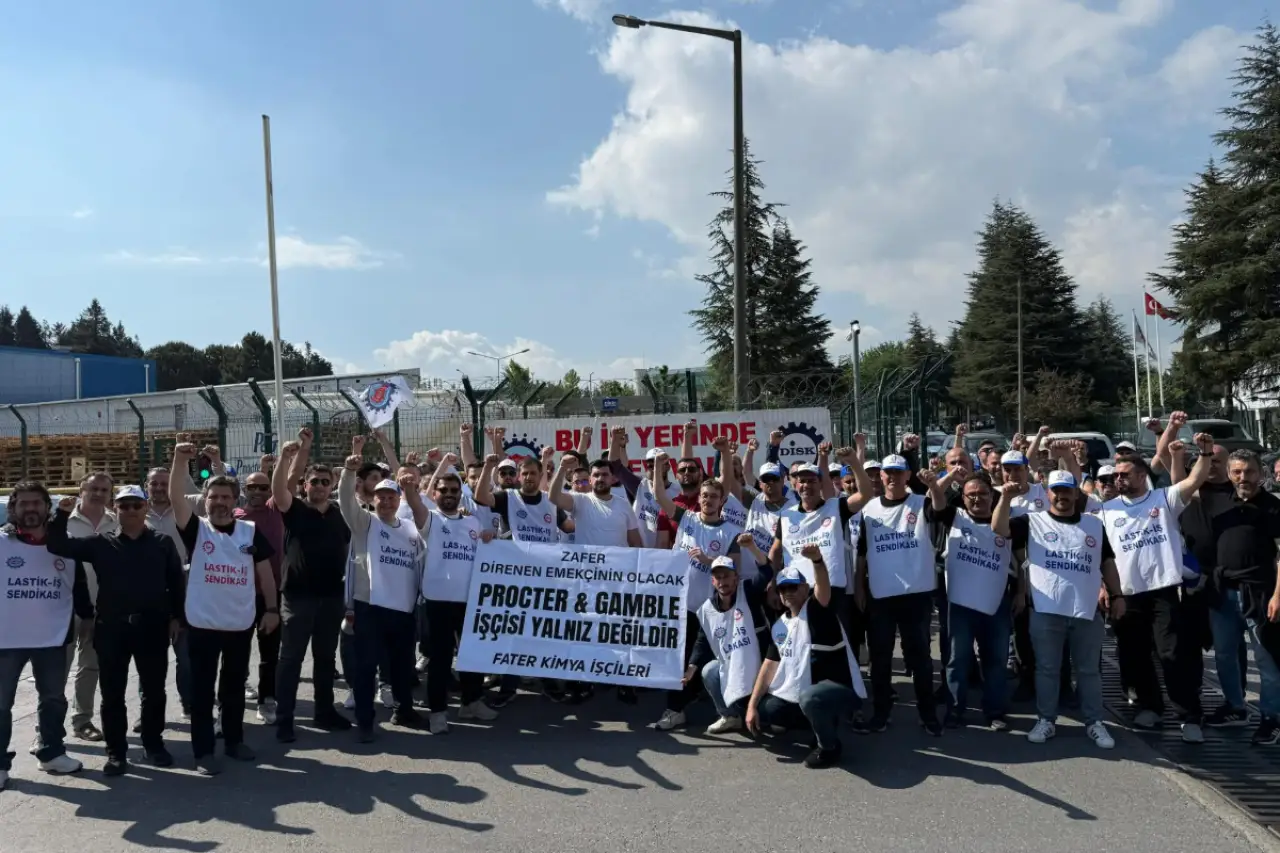 Gebze'de P&G'de grev kararlılıkla sürüyor