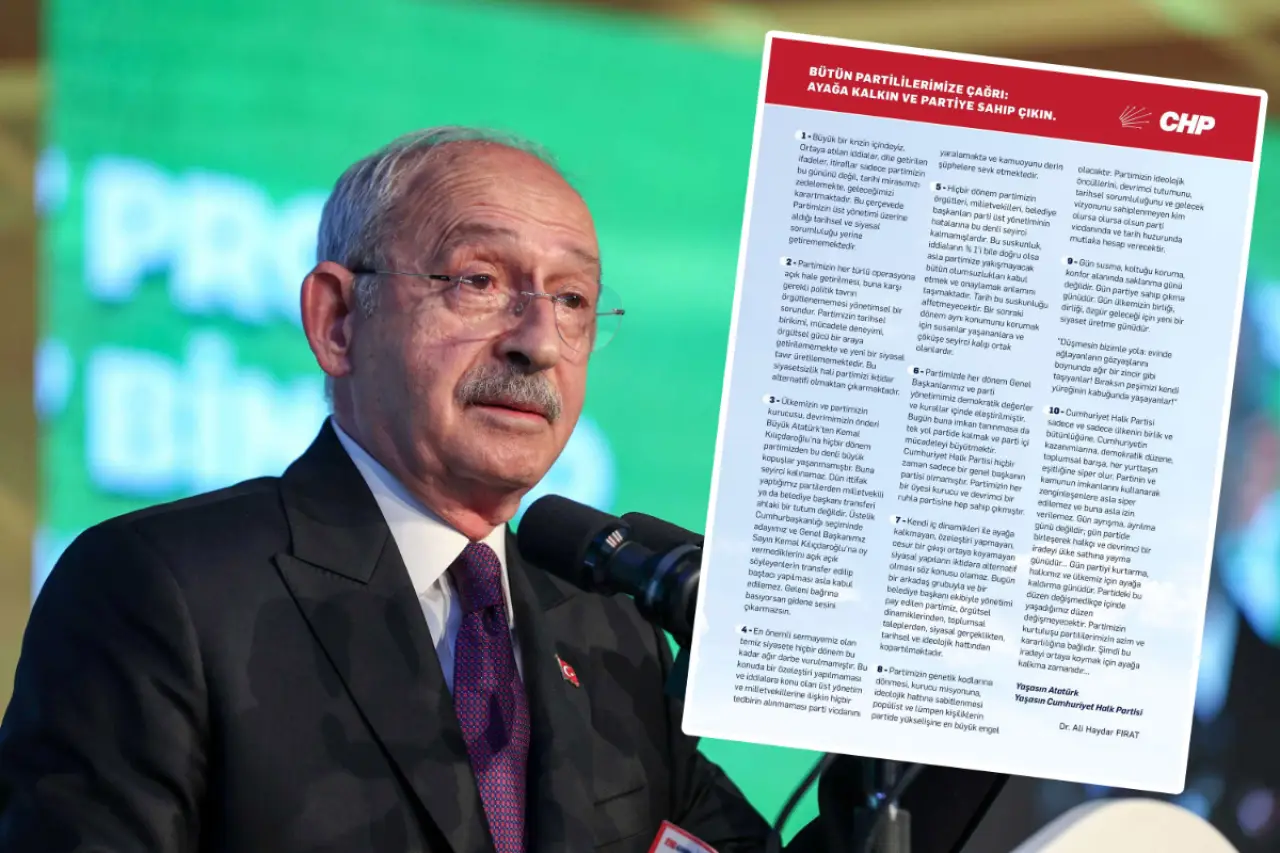 Kılıçdaroğlu'na yakın isimlerden manifesto: "Partimiz ideolojik hattından koparılıyor"