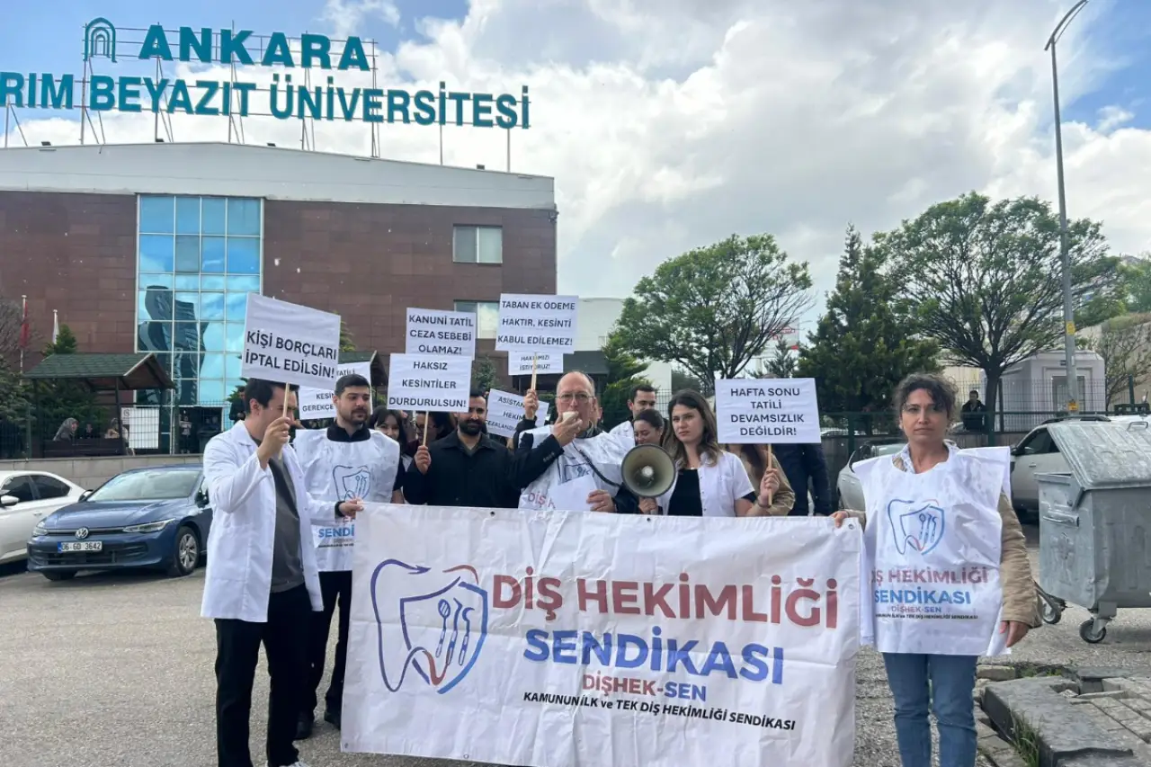 DİŞHEK-Sen’den AYBÜ’ye tepki: “Asistan diş hekimlerine yapılan kesintiler hukuka aykırı”