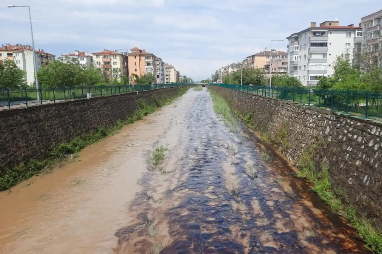 Kastamonu'da dereye kimyasal atık karıştı