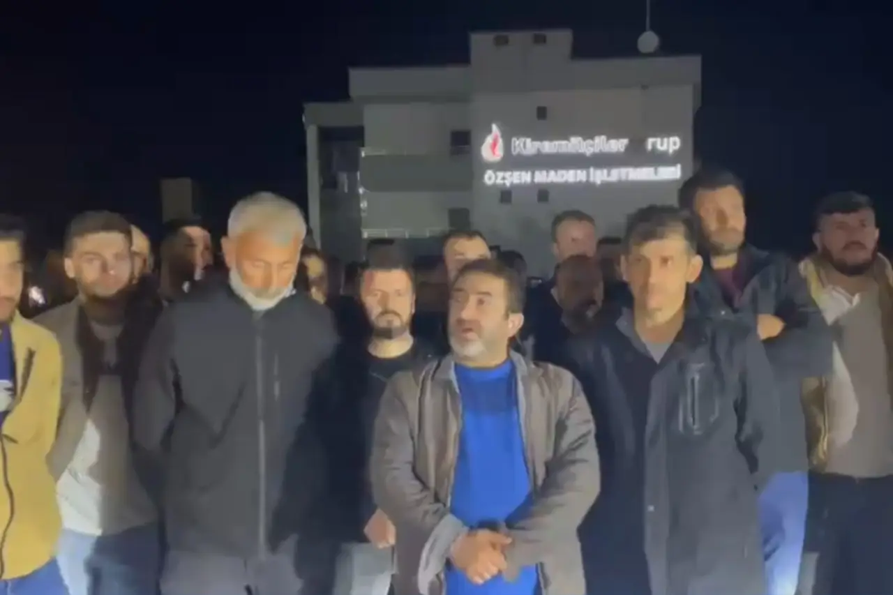 Özşen Madencilik işçileri hakları için direnişte: “Üç aydır maaş, bir yıldır mesai ücretlerimizi alamıyoruz”