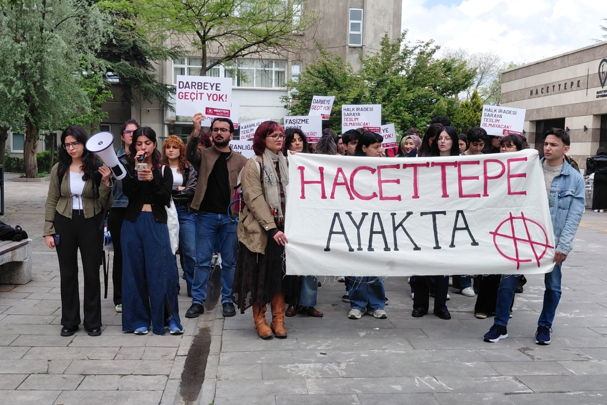 Hacettepe öğrencileri: “Kurtuluşumuz için birleşik mücadeleye”