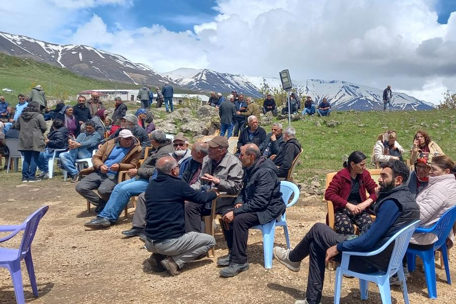 Varto'da JES'e karşı nöbet 19. gününde: Dayanışma sofraları kuruldu