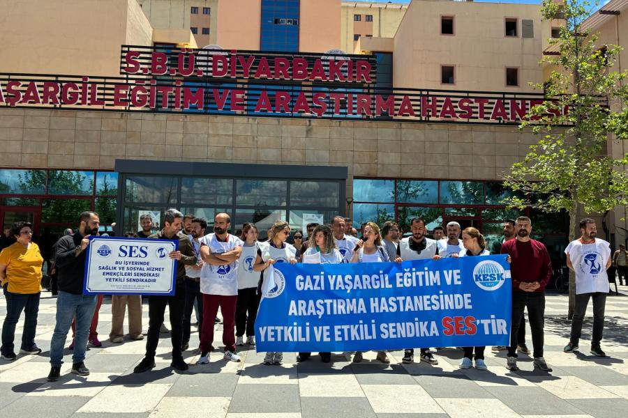 Diyarbakır SES Şubesi sendika yetki tespit sürecinde usulsüzlükleri ve hak gasplarını sıraladı