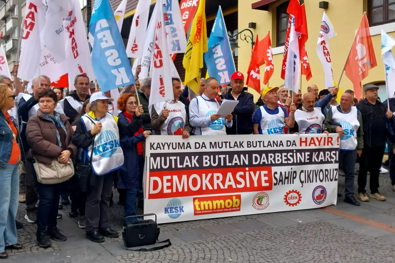 Samsun’da sendika ve meslek örgütlerinden “mutlak butlan” tepkisi: “Karar demokrasi ayıbı olarak tarihe geçecek”