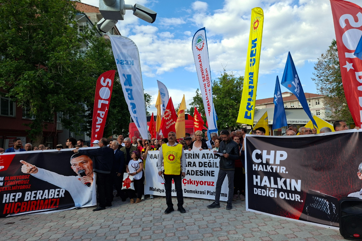 Malatya Emek ve Demokrasi Platformu: Özgürlük mücadelesini büyütmek, direnerek kazanmak zorundayız