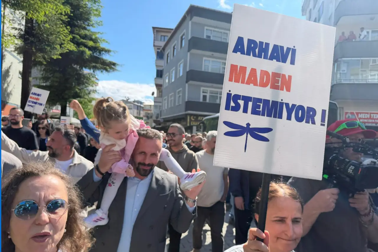"Arhavi'de maden istemiyoruz"