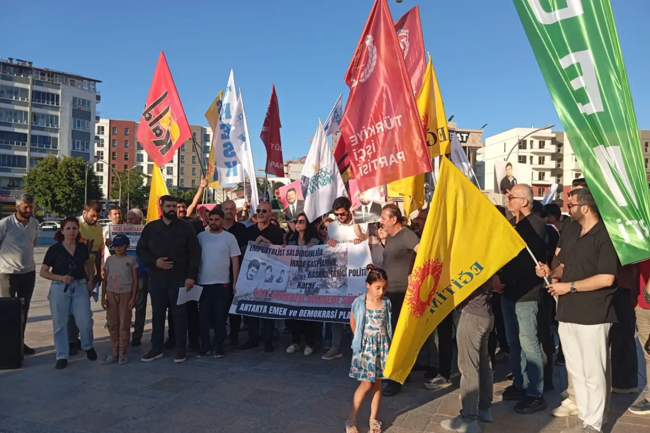 Antakya'da Gezi'nin 13. yılında açıklama: “Gezi bitmedi, sürüyor"
