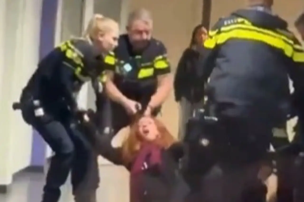 Hollanda'da sığınmacı merkezinde Filistinli hamile kadına polis şiddeti