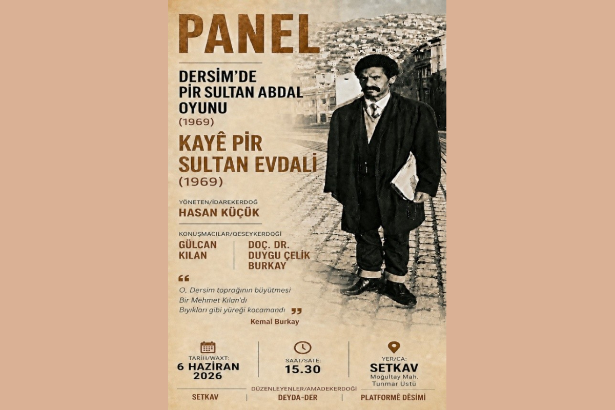 Dersim'de 57 yıl sonra hafıza buluşması: Yasaklanan oyun ve Mehmet Kılan konuşulacak