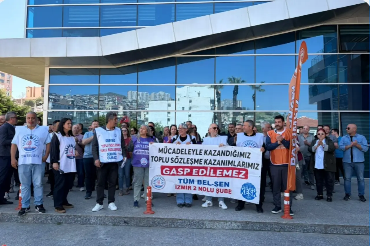 Tüm Bel-Sen'den Karşıyaka Belediyesindeki istifa ve görevden almalara tepki: "Emekçilerin haklarını savunmak gerekçe olamaz"