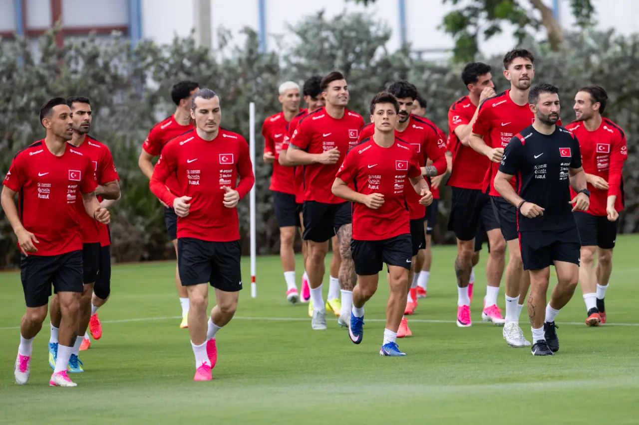Türkiye Milli Futbol Takımı Miami'deki ilk antrenmanını yaptı