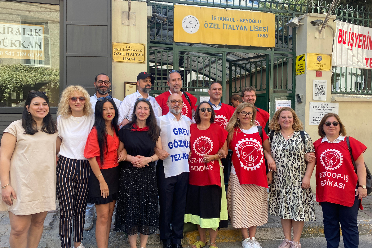 Özel İtalyan Lisesi öğretmenlerinin 123 günlük grevi sonuçlandı
