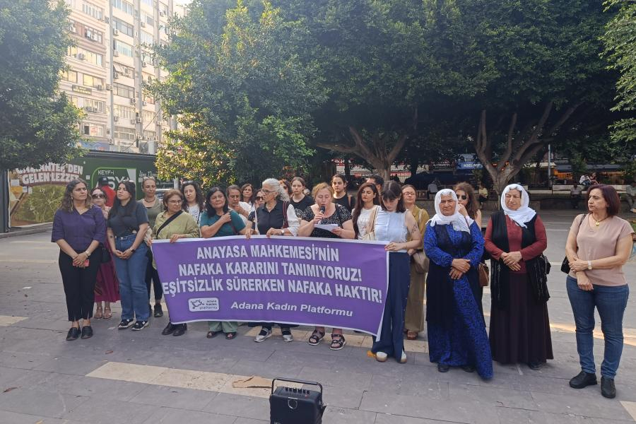 Adana Kadın Platformu: Nafaka hakkımıza dokunmayın, haklarımızdan vazgeçmiyoruz