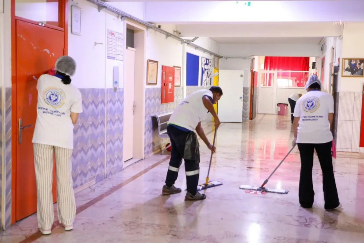Okullar kapanmadan temizlik ve güvenlik bitti