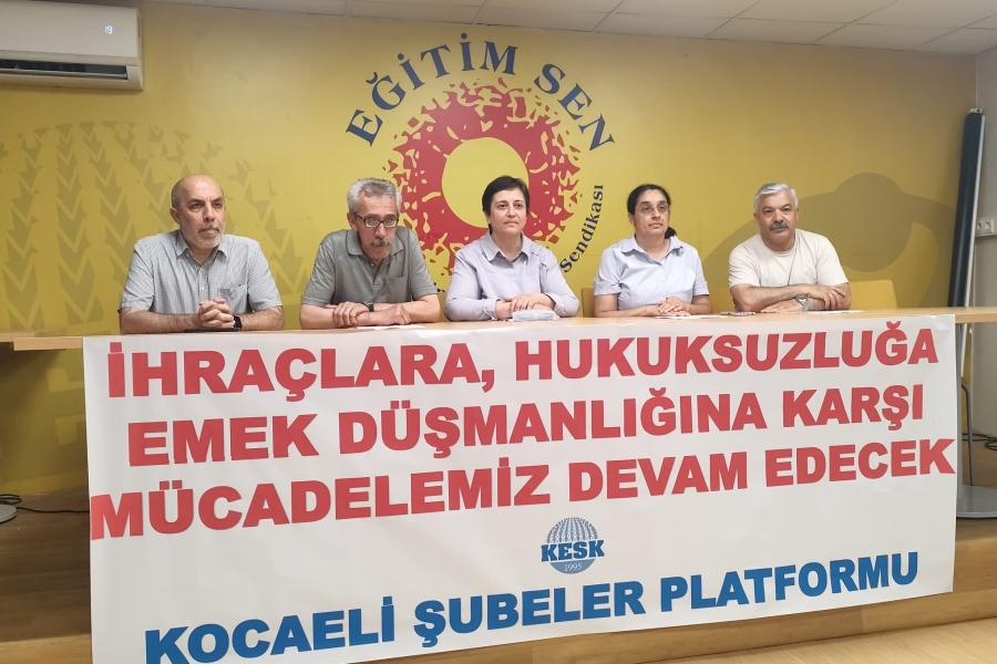 KHK ile ihraç edilen BES Kocaeli Şube Başkanı Gülüzar Ateş, 9,5 yıl sonra görevine iade edildi