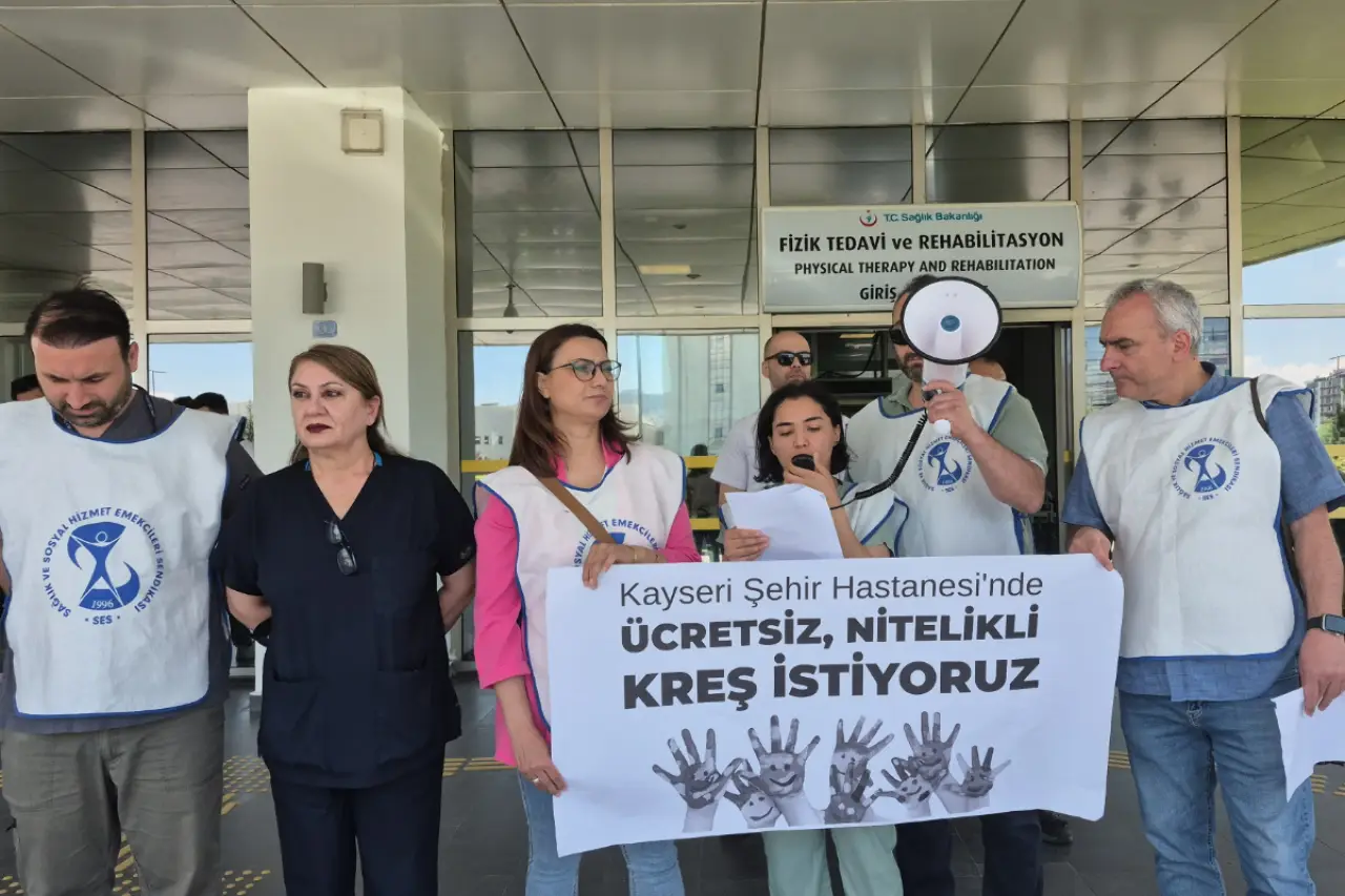 Kayseri Şehir Hastanesinde 4 sendikadan anket: Çalışanların yüzde 98’i 7/24 ücretsiz kreş istiyor