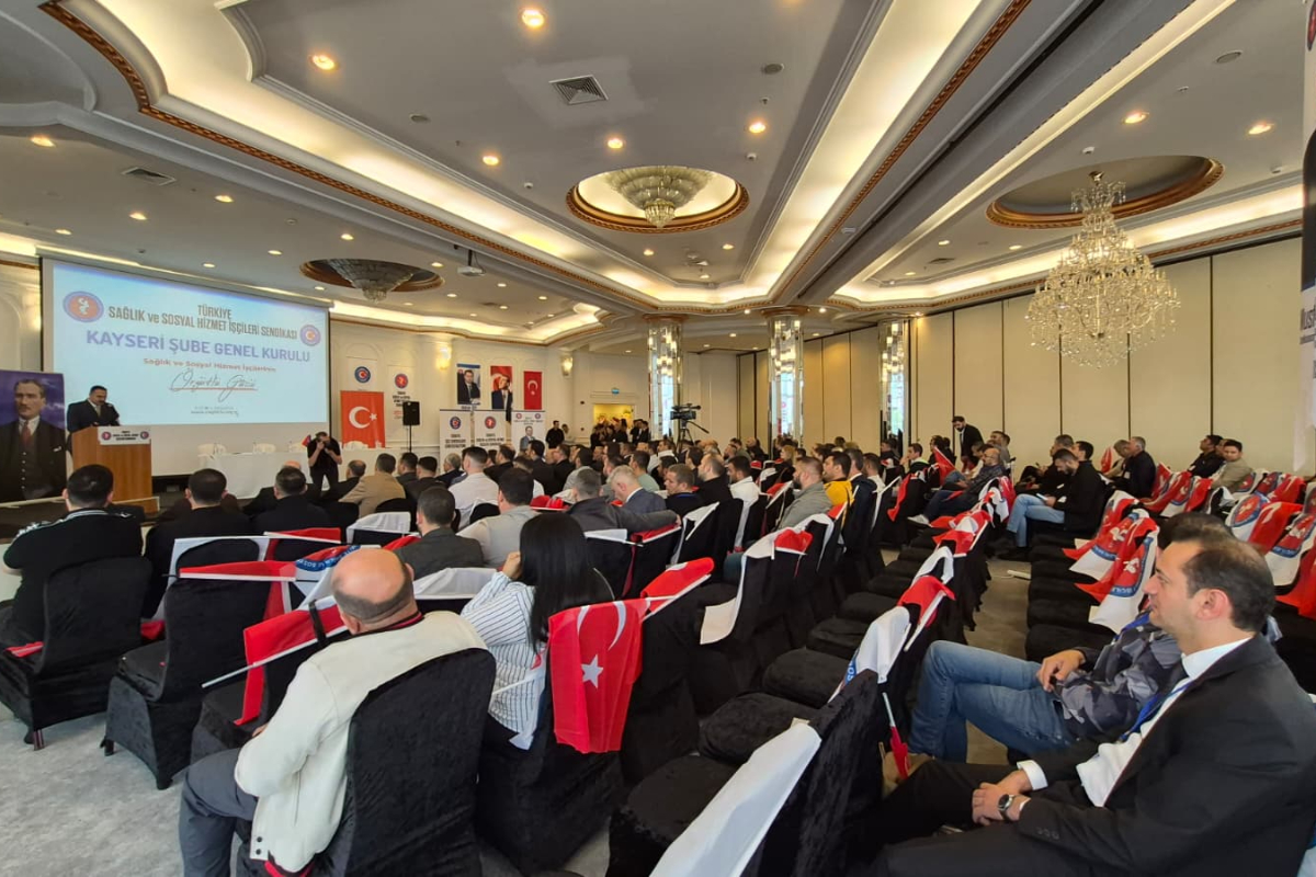 Sağlık İş Kayseri Şubesi 2. Olağan Genel Kurulu’nda “vergide adalet” vurgusu öne çıktı
