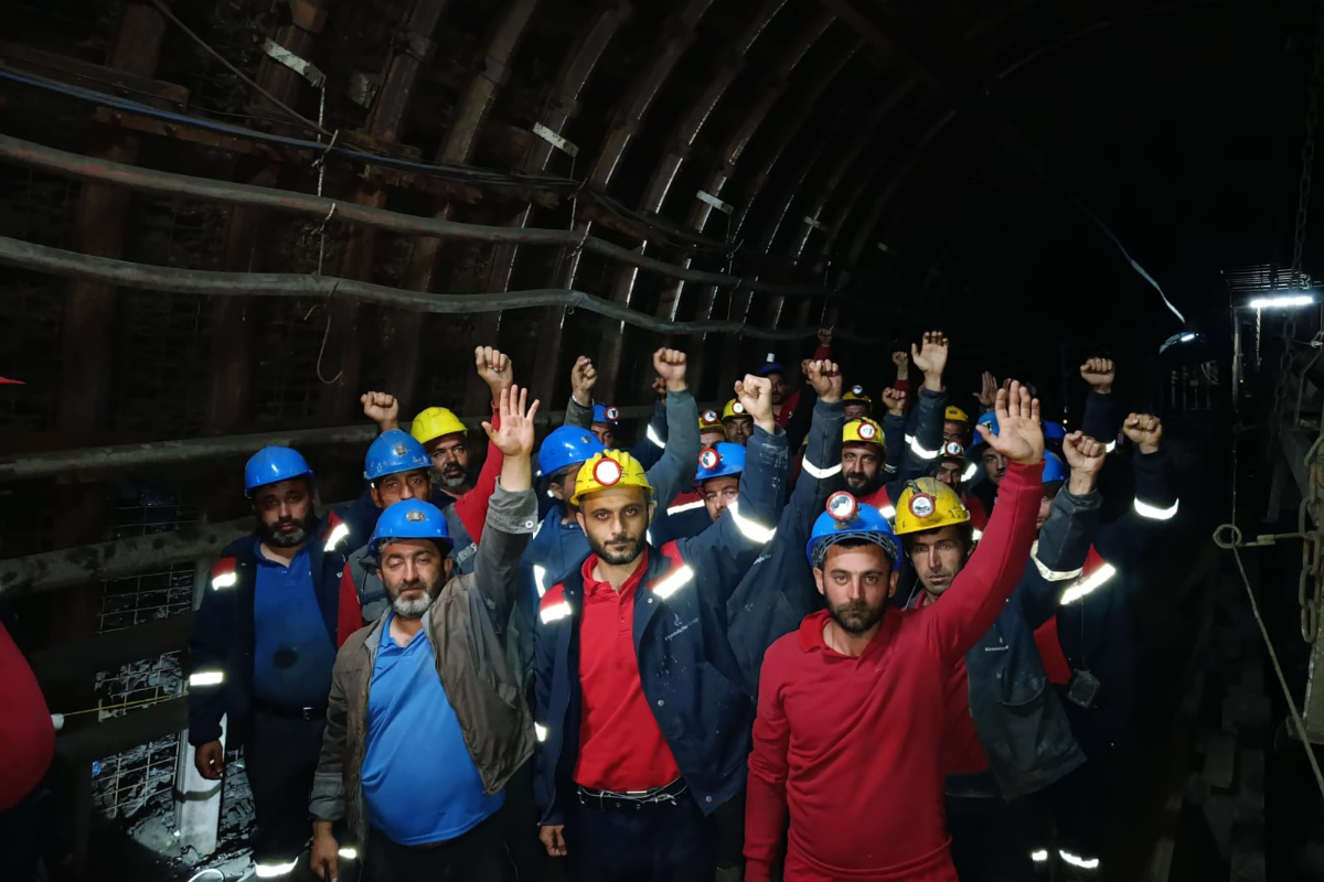 Özşen Maden işçilerinin yer altında direnişi sürüyor: 'Bu düzen değişmeden çıkmayacağız'
