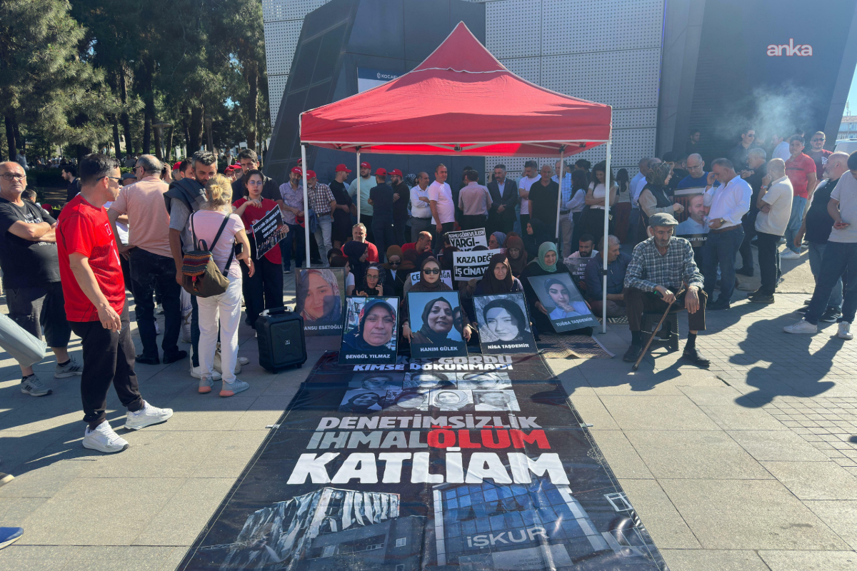 Dilovası faciasında yaşamını yitirenlerin aileleri adalet nöbetine başladı: 'Kamu görevlileri yargılansın'